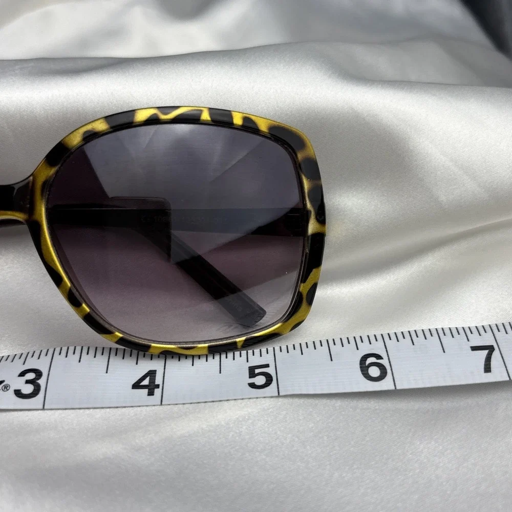 Loft Sunglasses Oversized Butterfly Low Arm Tortoiseshell Leopard Hollywood Glam